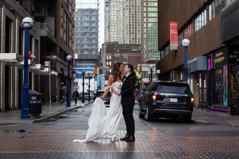 Enchanting March Wedding at Sassafraz: A Celebration of Love in Toronto